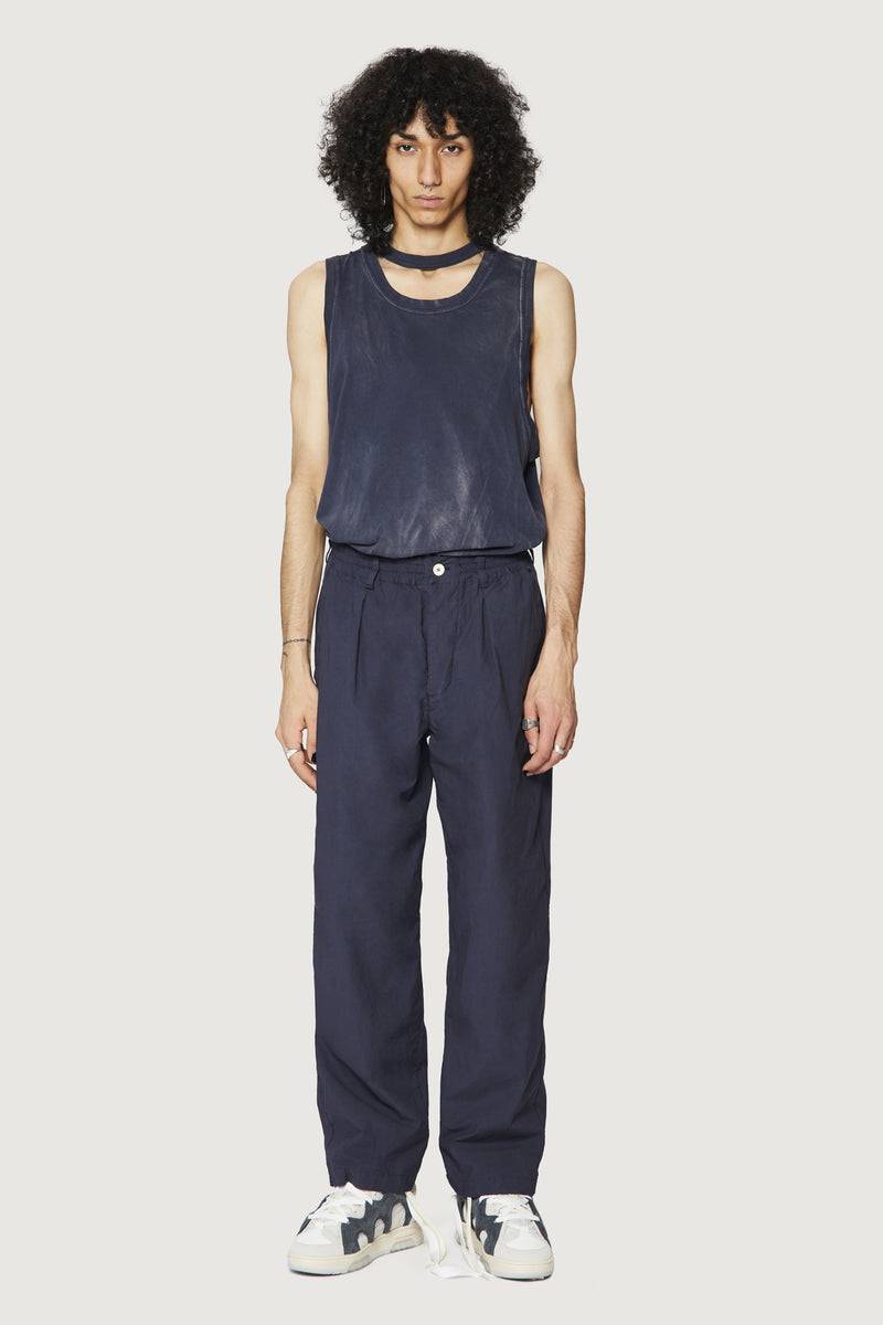 Paura GERARD PENCE PANTS DARK BLUE