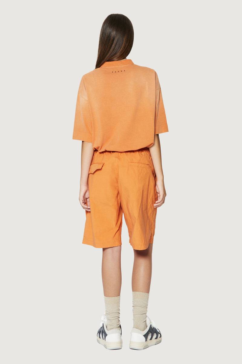 Paura HARRISON PENCE SHORTS ORANGE