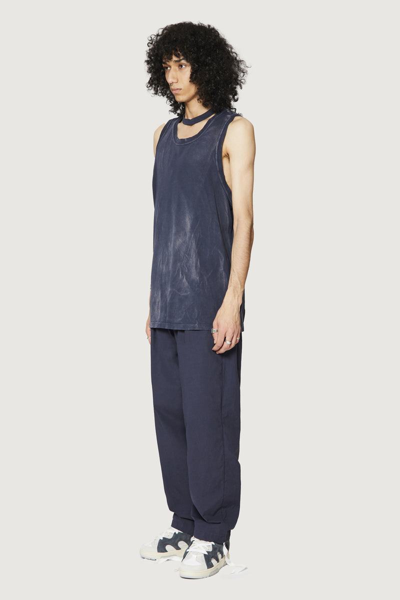 Paura HUGO TANK TOP DARK BLUE