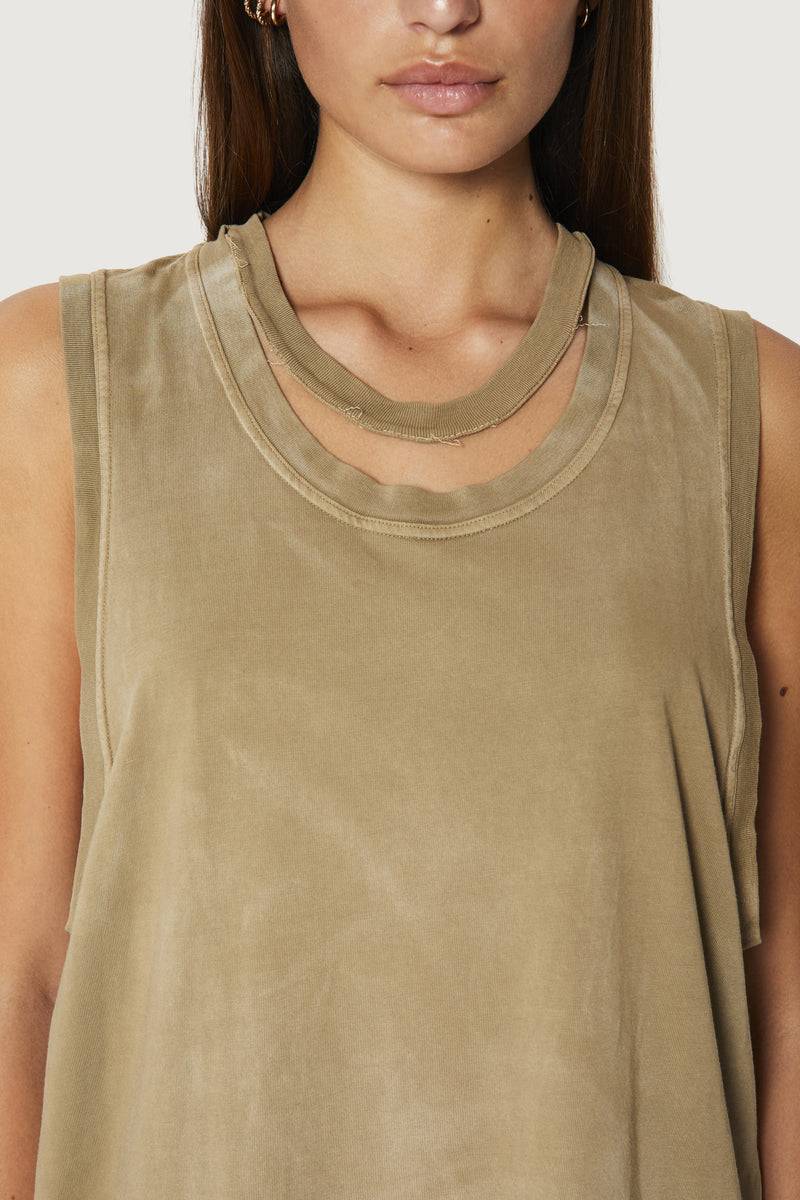 Paura HUGO TANK TOP MUD