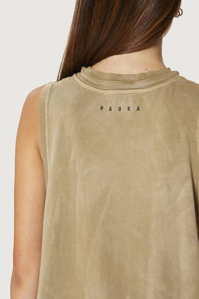 Paura HUGO TANK TOP MUD