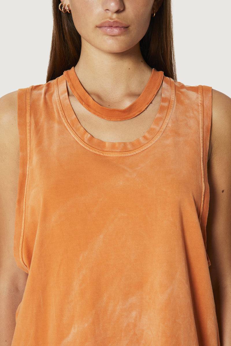 Paura HUGO TANK TOP ORANGE