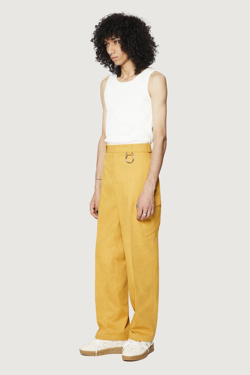Paura JONIS CLASSIC PANTS OCHER