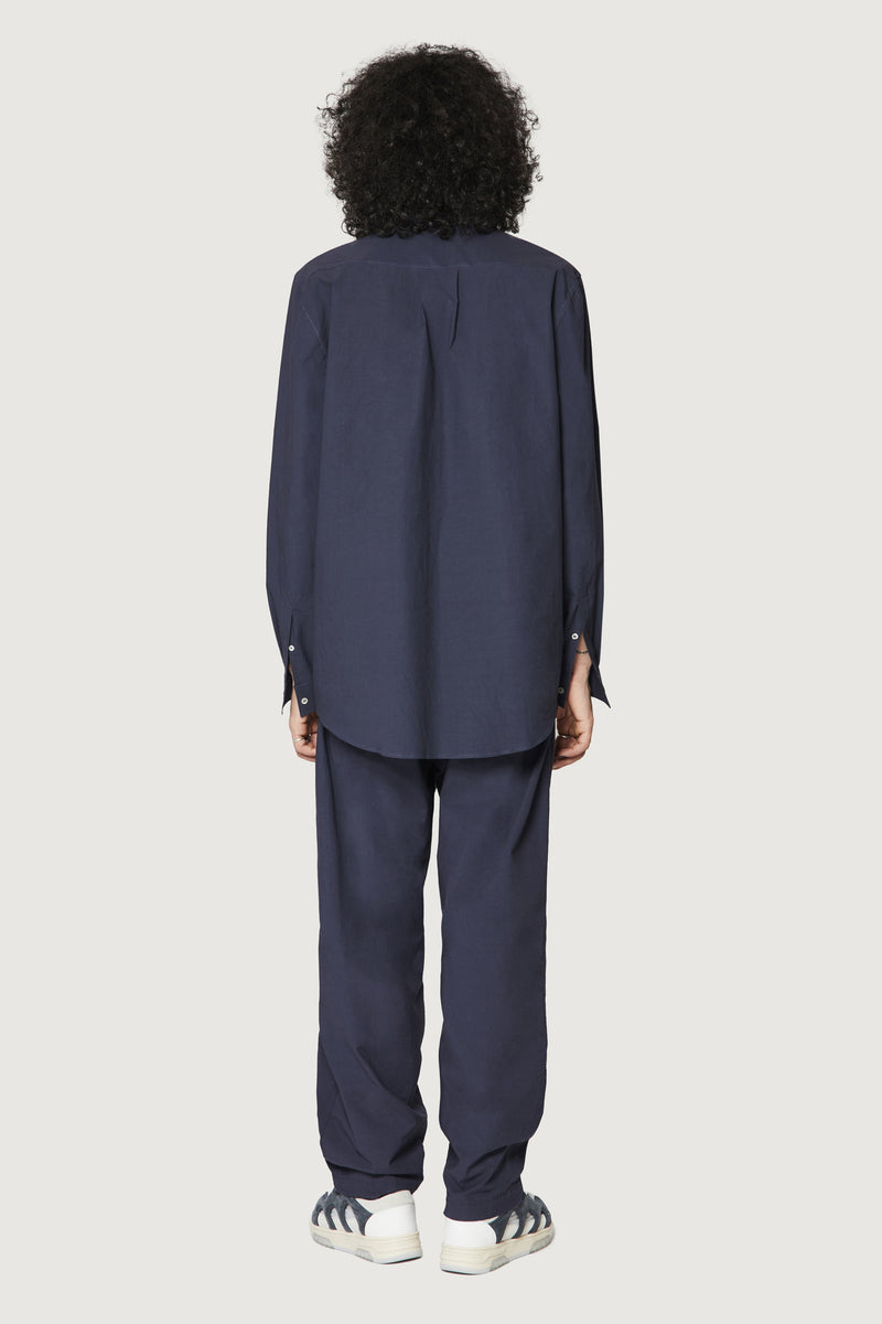 Paura KONIA OVERSIZED SHIRT DARK BLUE