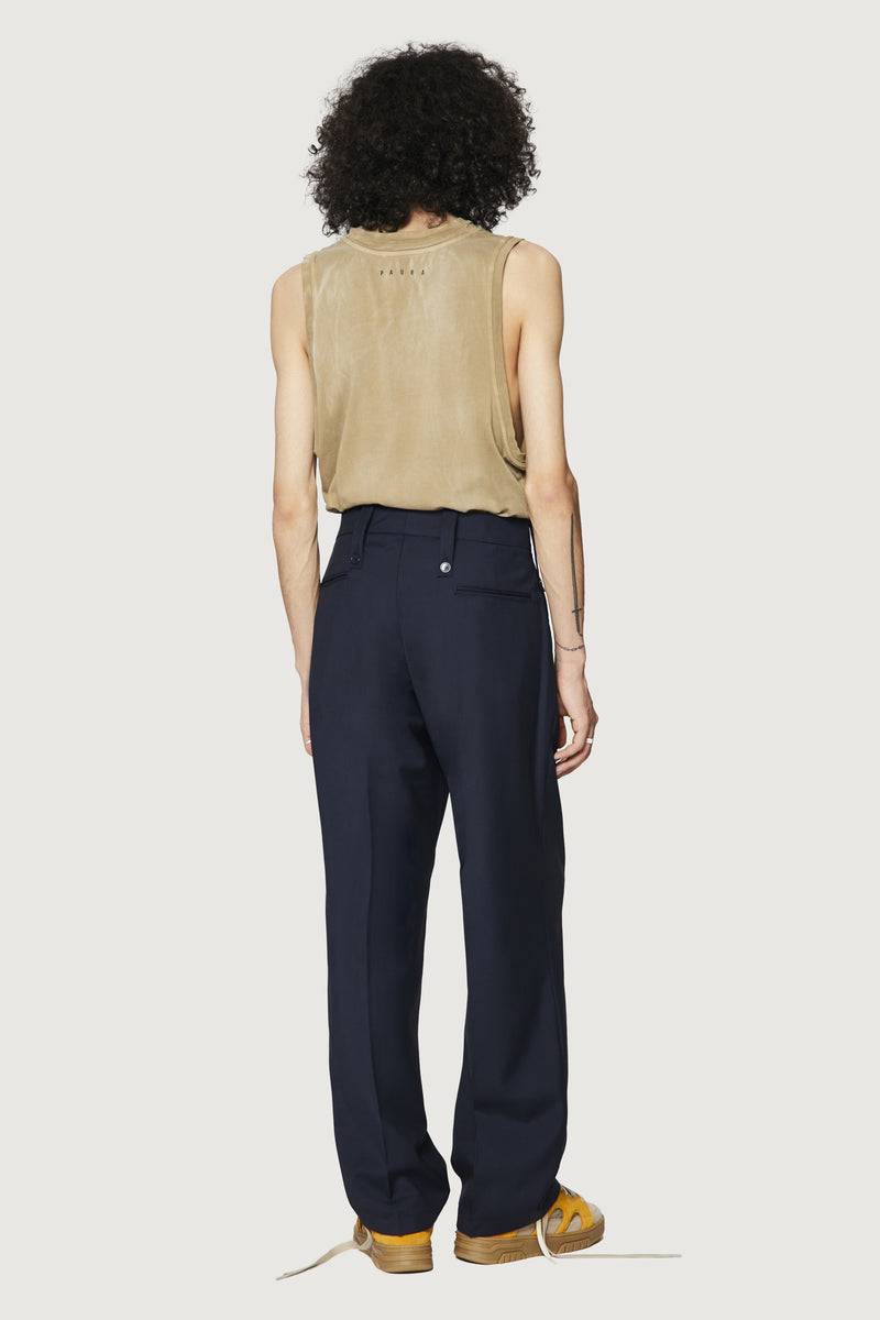 Paura KYROS CLASSIC PANTS DARK BLUE