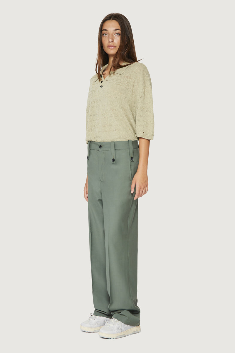 Paura KYROS CLASSIC PANTS SAGE