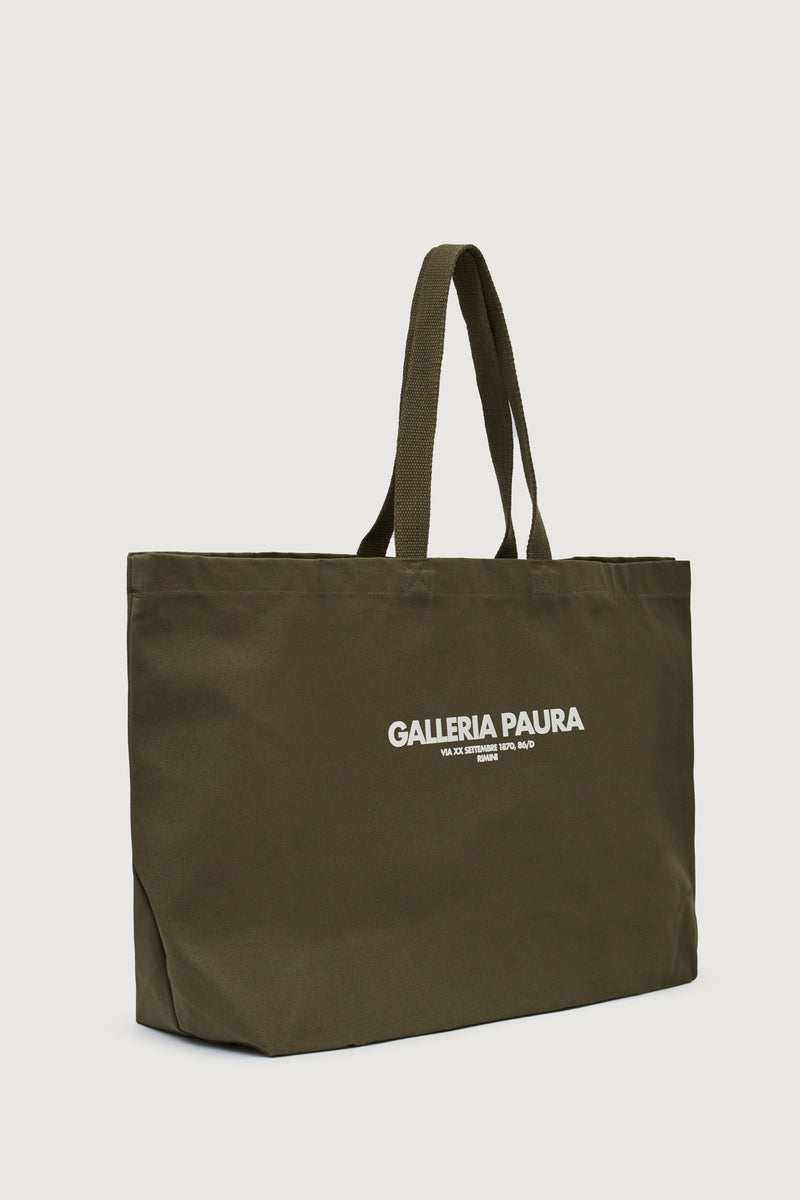 Paura NORA TOTE BAG MILITARY GREEN