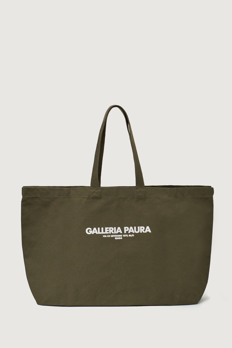 Paura NORA TOTE BAG MILITARY GREEN