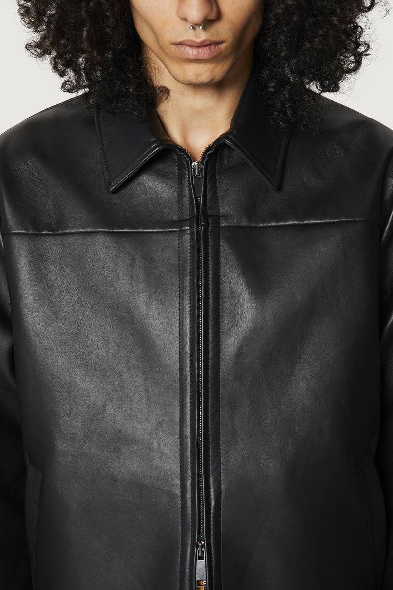 Paura RAFA LEATHER JACKET BLACK