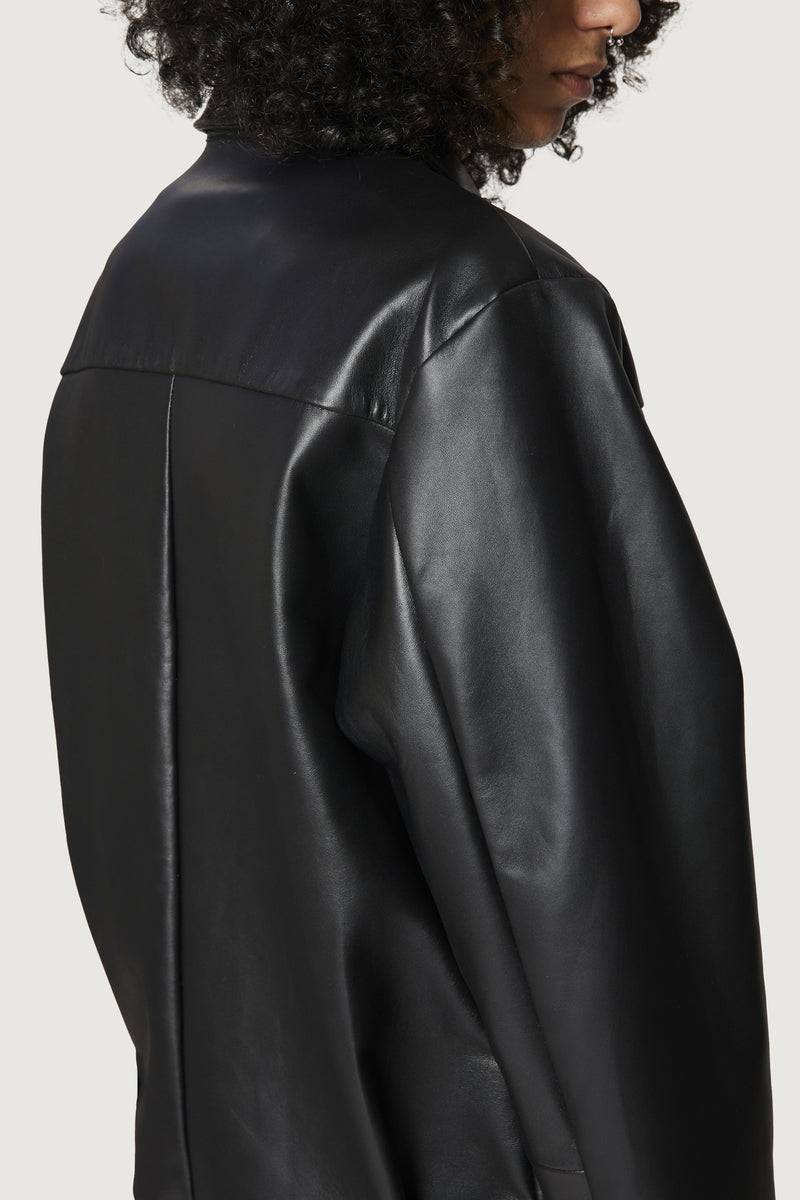 Paura RAFA LEATHER JACKET BLACK