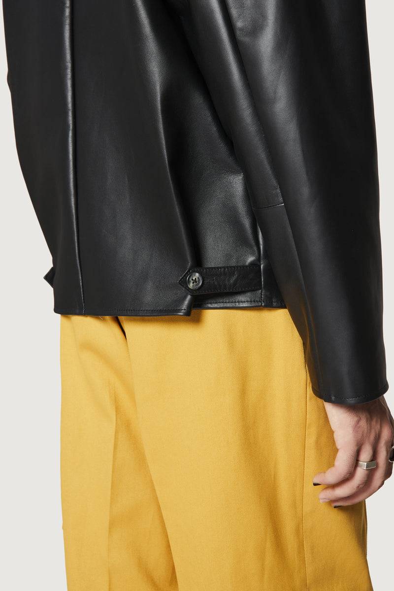 Paura RAFA LEATHER JACKET BLACK