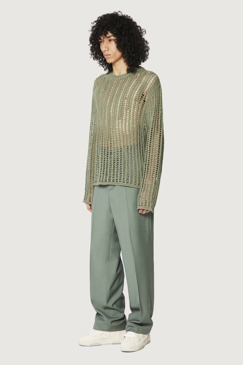 Paura RAOUL SWEATER GREEN