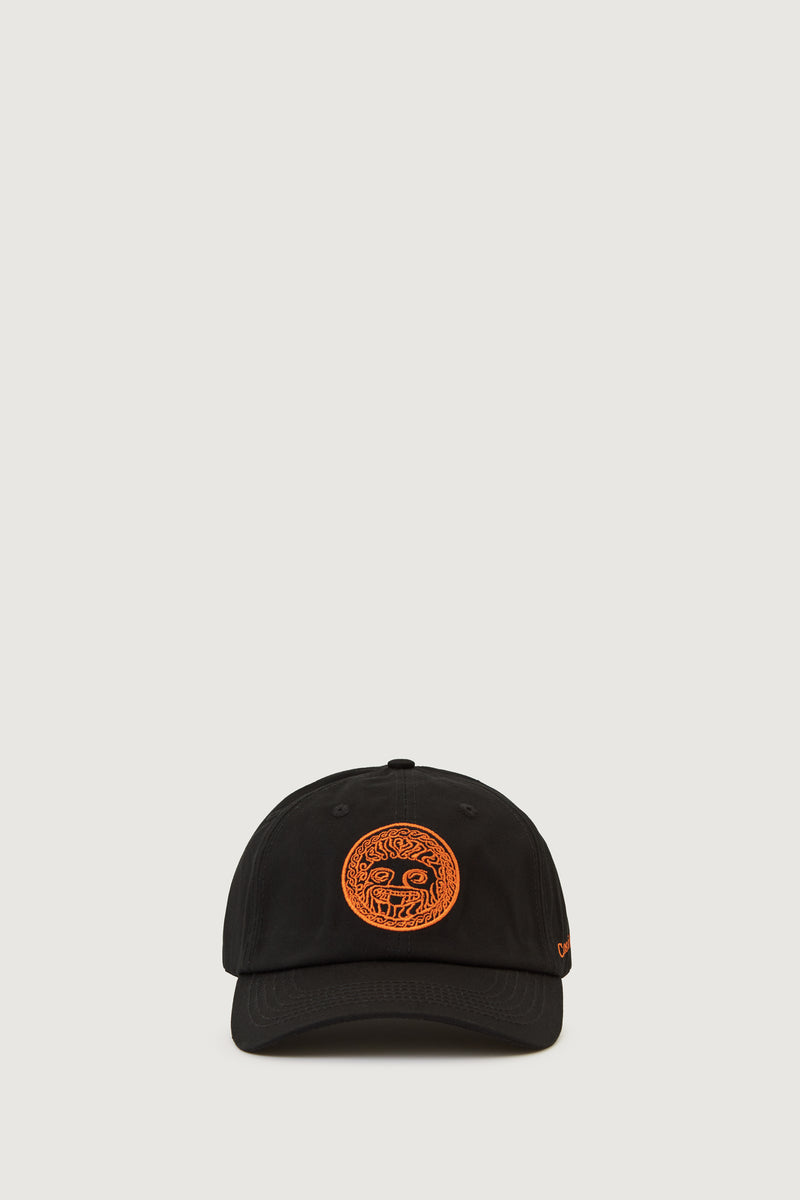 Paura RAY DAD HAT BLACK/ORANGE FIBRA
