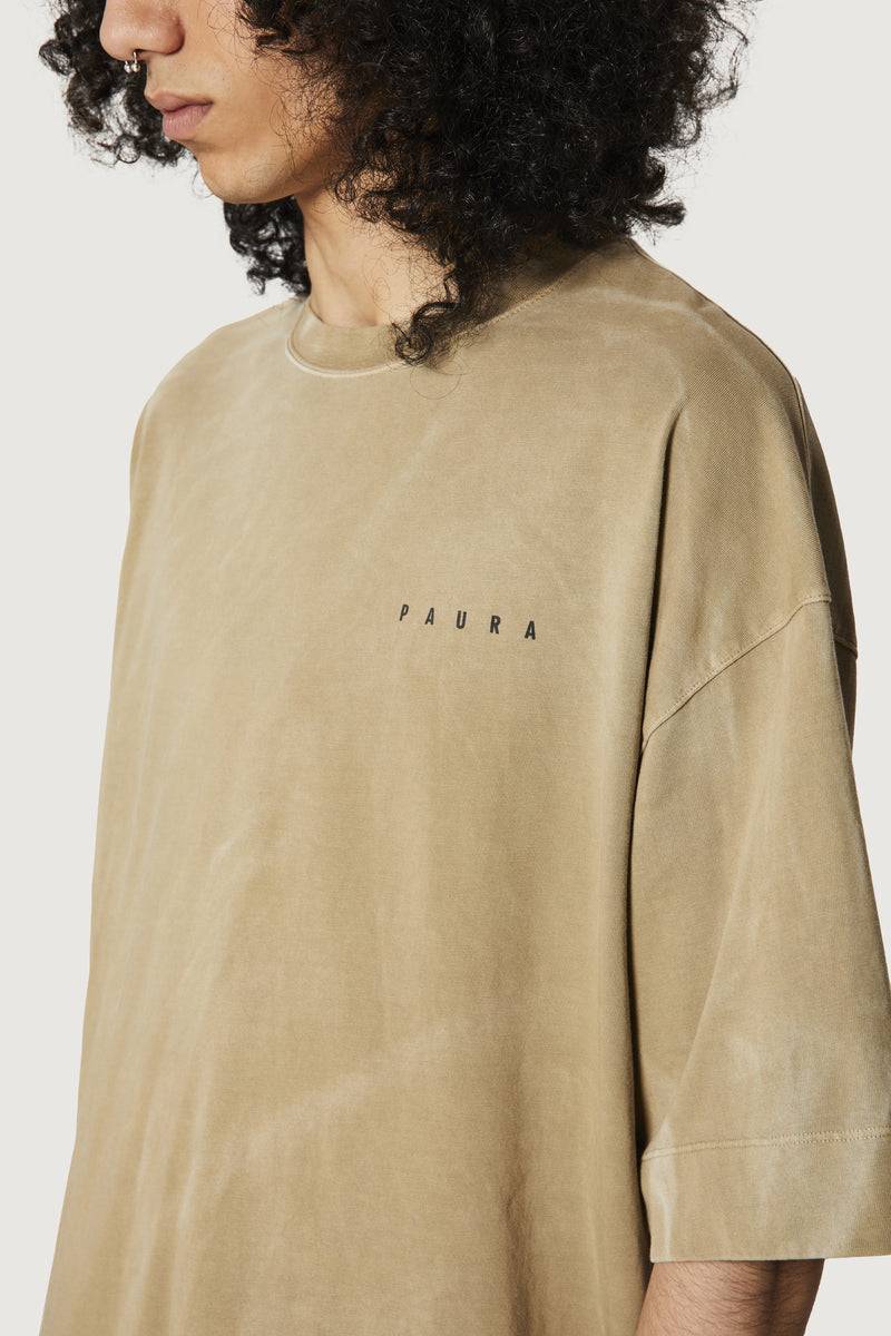 Paura SAID OVERSIZED T-SHIRT MUD
