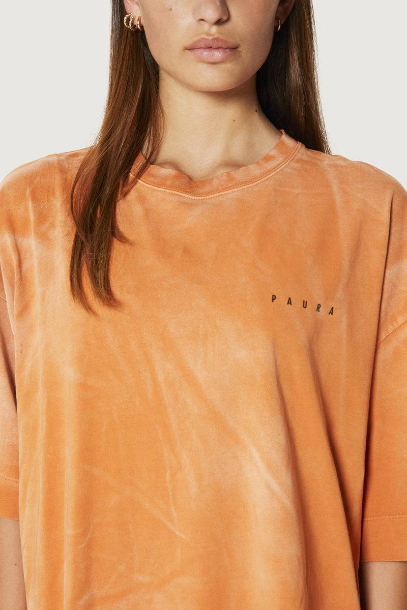 Paura SAID OVERSIZED T-SHIRT ORANGE