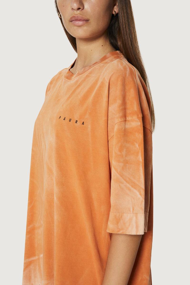 Paura SAID OVERSIZED T-SHIRT ORANGE