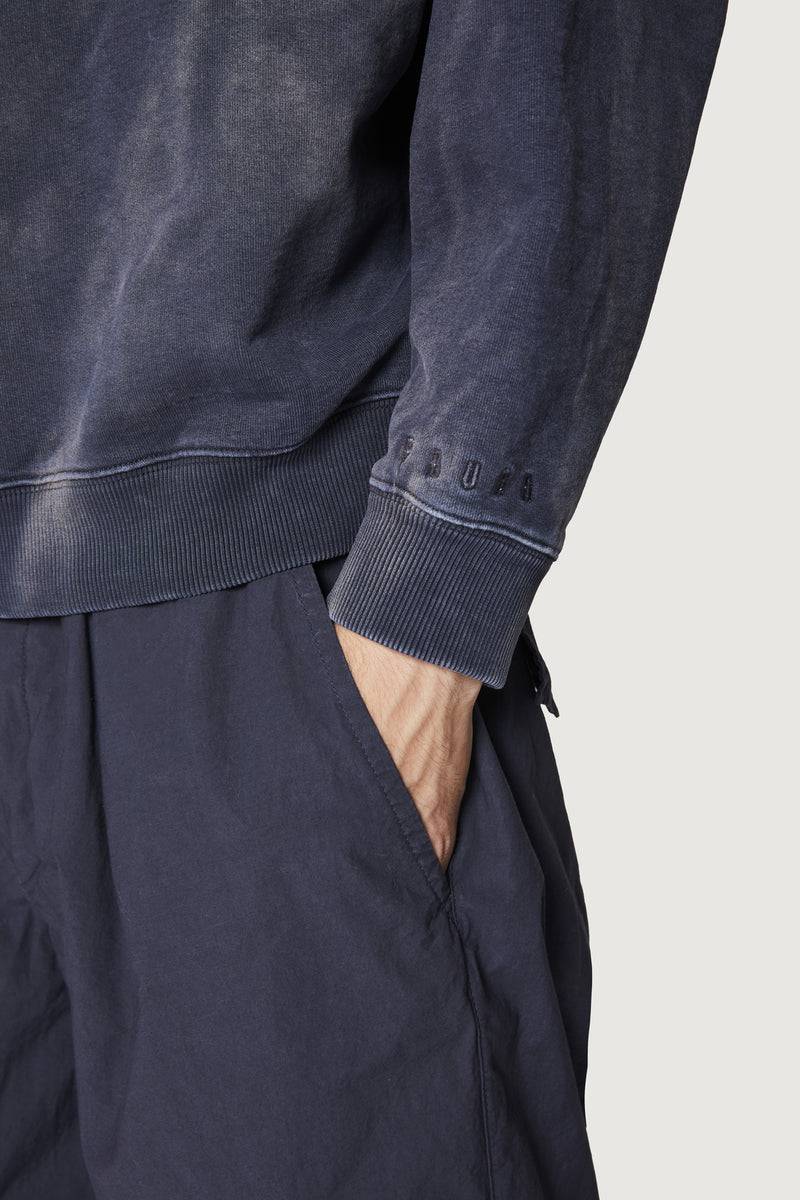 Paura SAMUEL CREWNECK SWEATSHIRT DARK BLUE