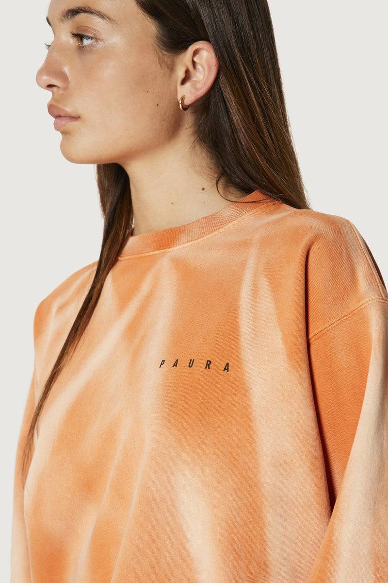 Paura SAMUEL CREWNECK SWEATSHIRT ORANGE
