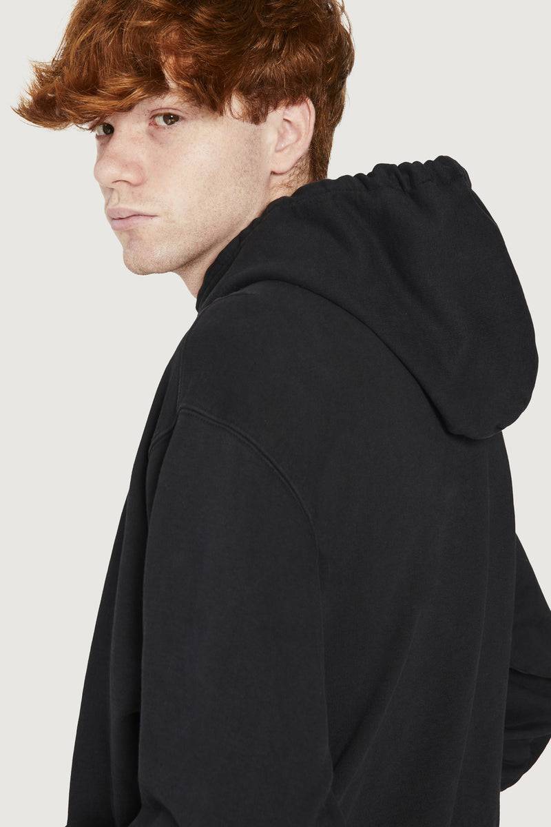 Paura SANTI HOODIE SWEATSHIRT COSMIC LOGO BLACK