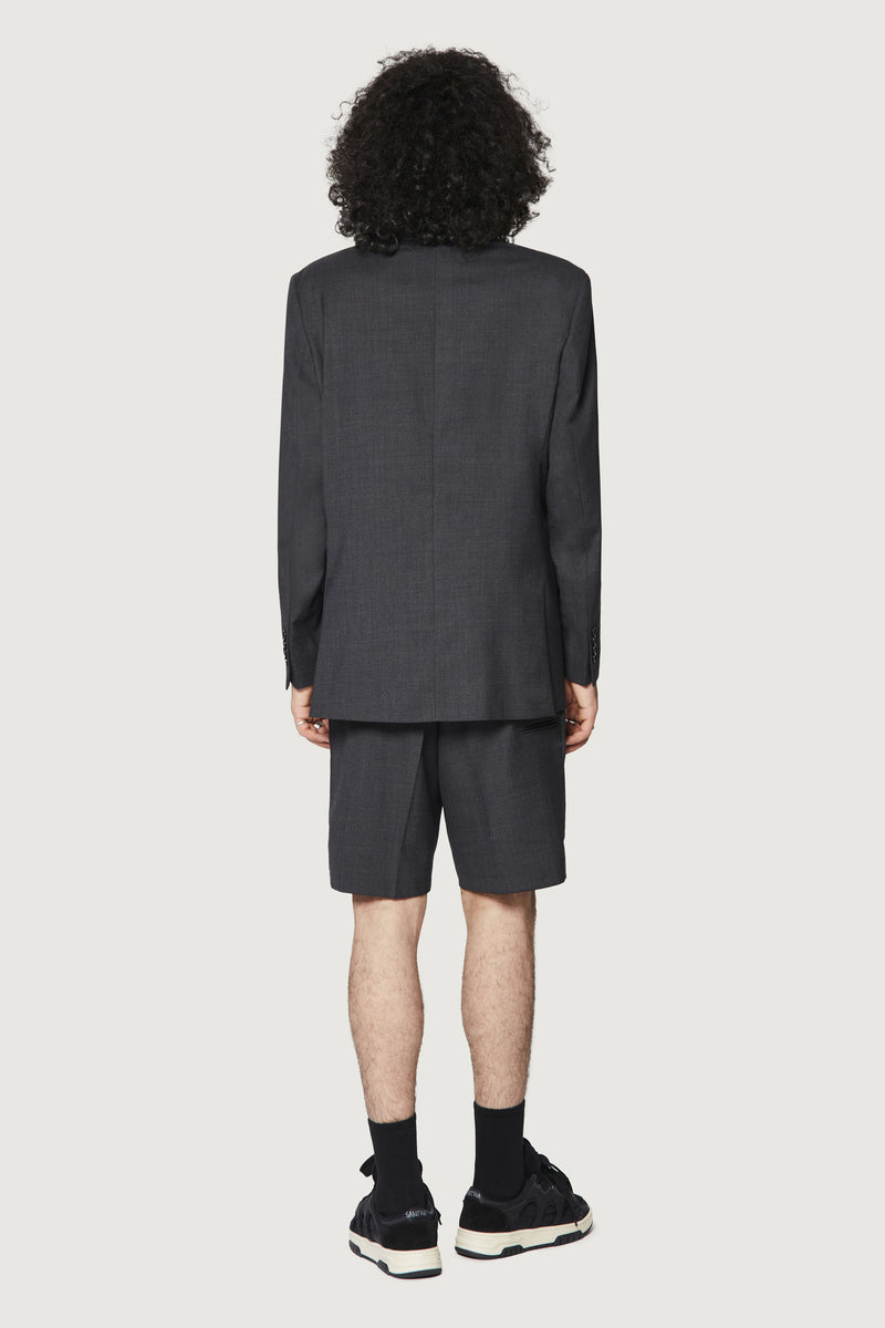 Paura THOM DOUBLEBREASTED SUIT JACKET BLACK