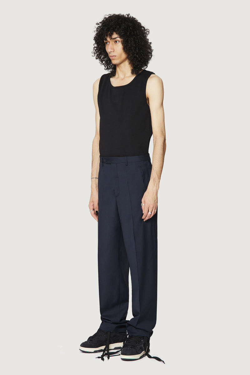 Paura TROY CLASSIC PANTS DARK BLUE