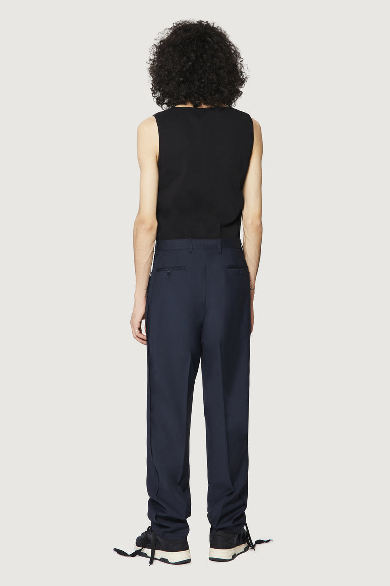 Paura TROY CLASSIC PANTS DARK BLUE