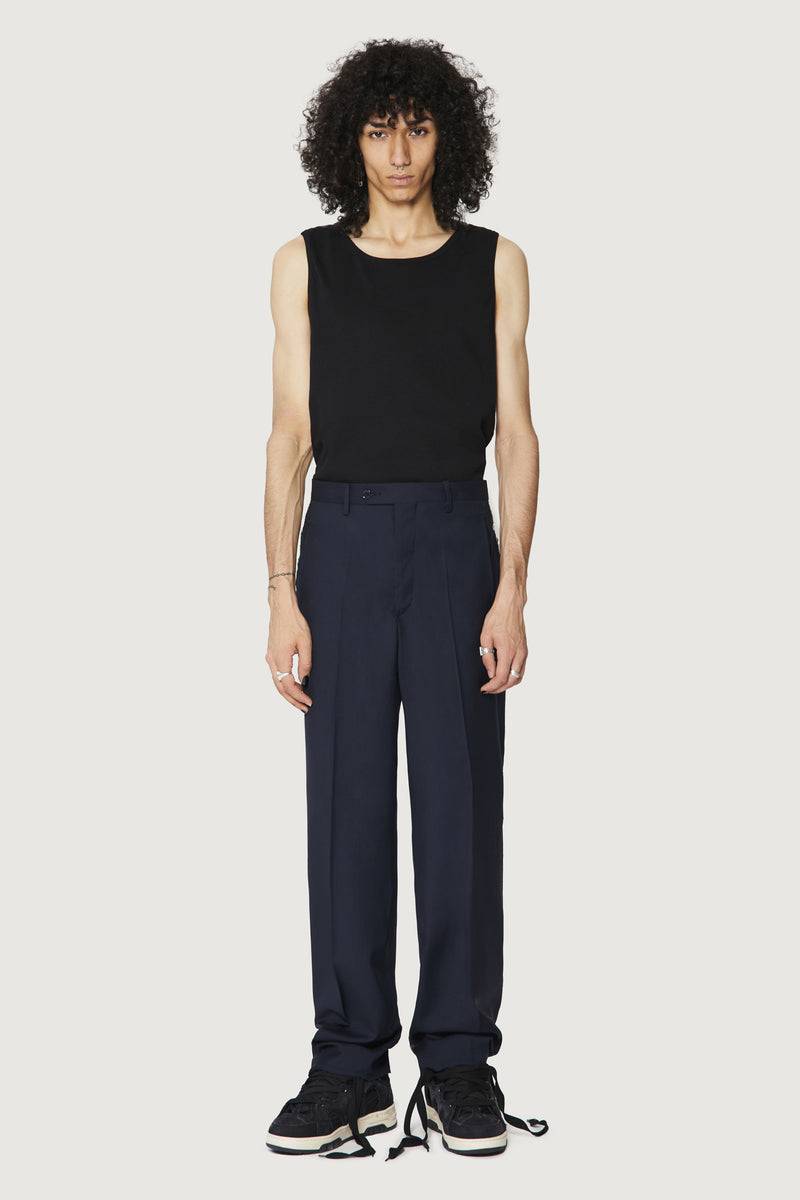 Paura TROY CLASSIC PANTS DARK BLUE