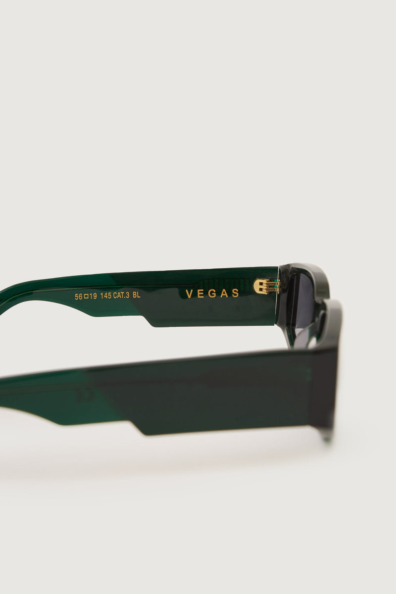 Paura VEGAS SUNGLASSES BLACK GREEN/GREY LENS