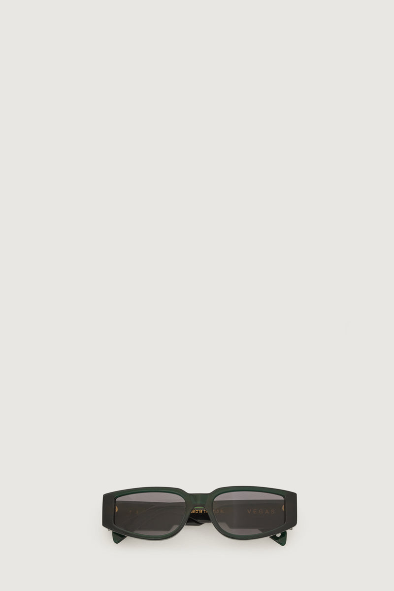 Paura VEGAS SUNGLASSES BLACK GREEN/GREY LENS