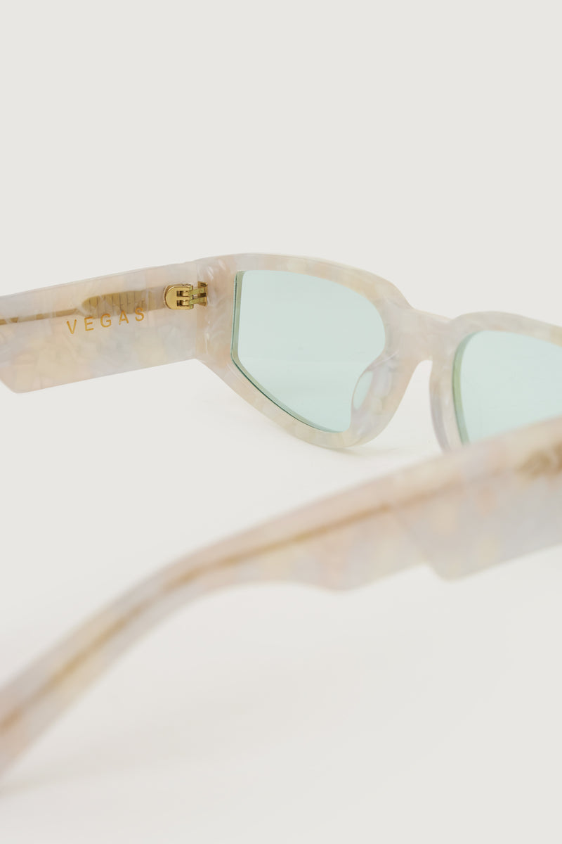 Paura VEGAS SUNGLASSES PEARL/CELESTIAL LENS