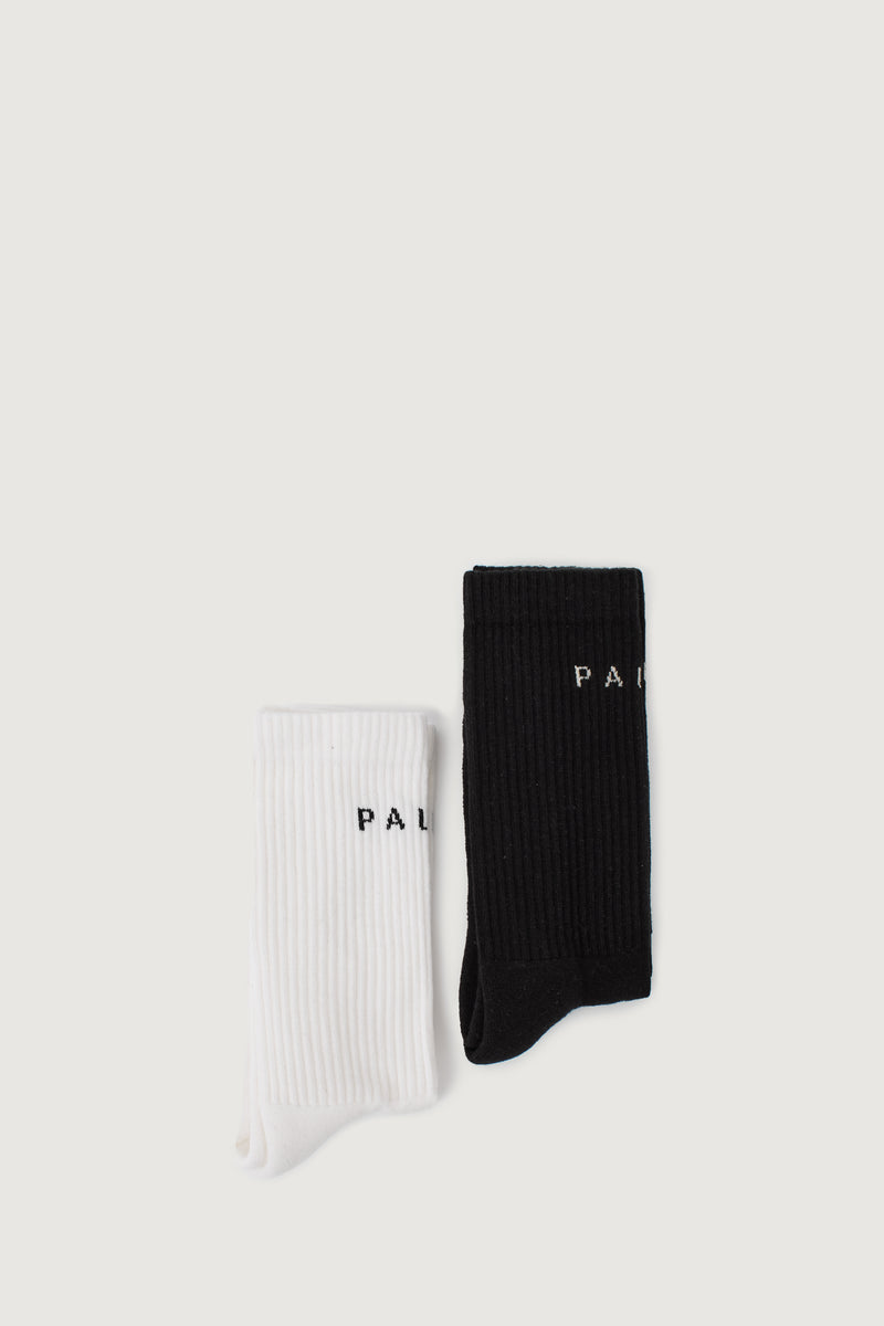 Paura ZEO SOCKS BI-PACK OFF WHITE/BLACK