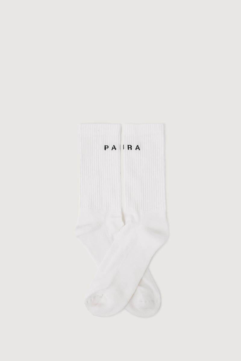 Paura ZEO SOCKS BI-PACK OFF WHITE/BLACK
