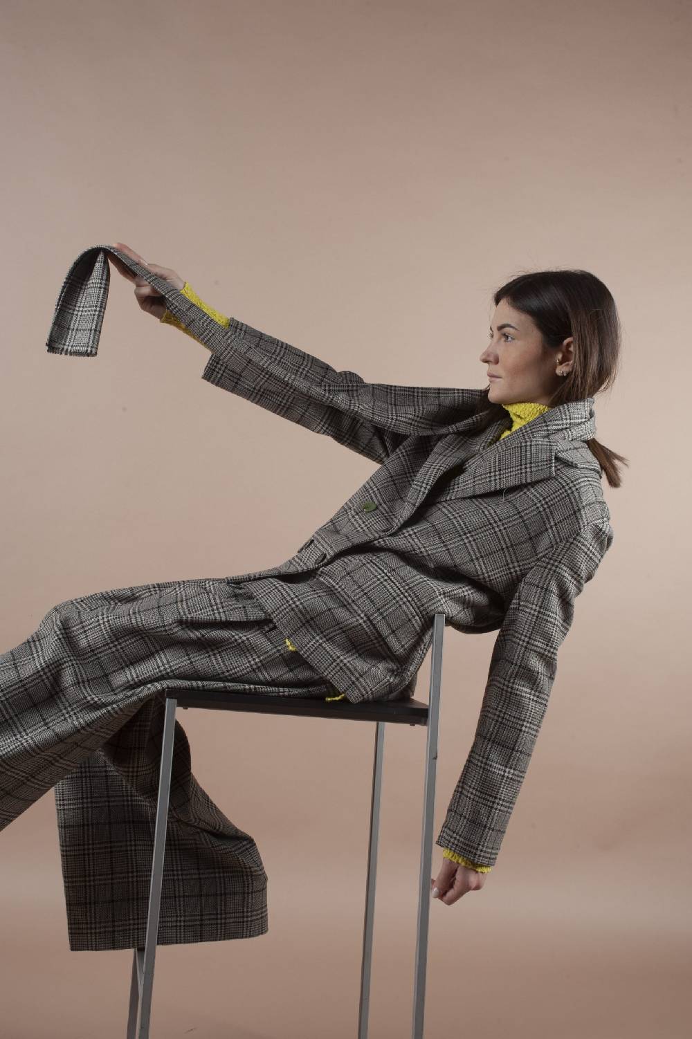 Pdr Phisique Du Role PHISIQUE DU ROLE JACKET IN TWISTED WITH SCARF