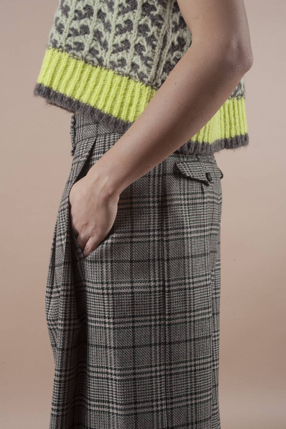 Pdr Phisique Du Role PHISIQUE DU ROLE MILANO PANTS IN TWISTED WOOL