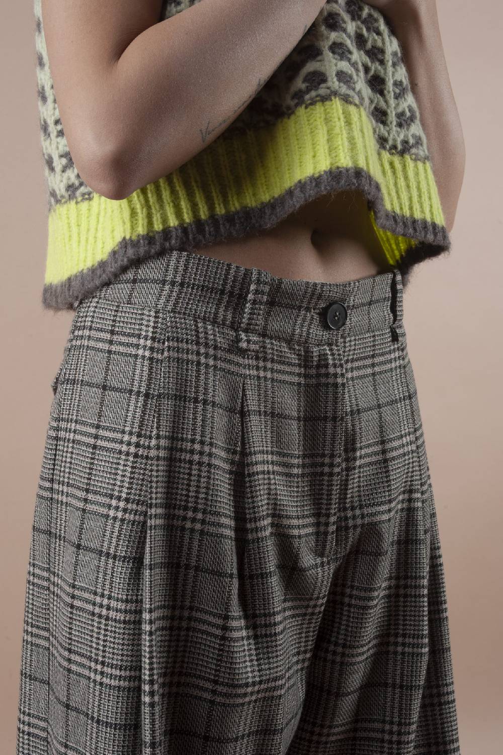 Pdr Phisique Du Role PHISIQUE DU ROLE MILANO PANTS IN TWISTED WOOL