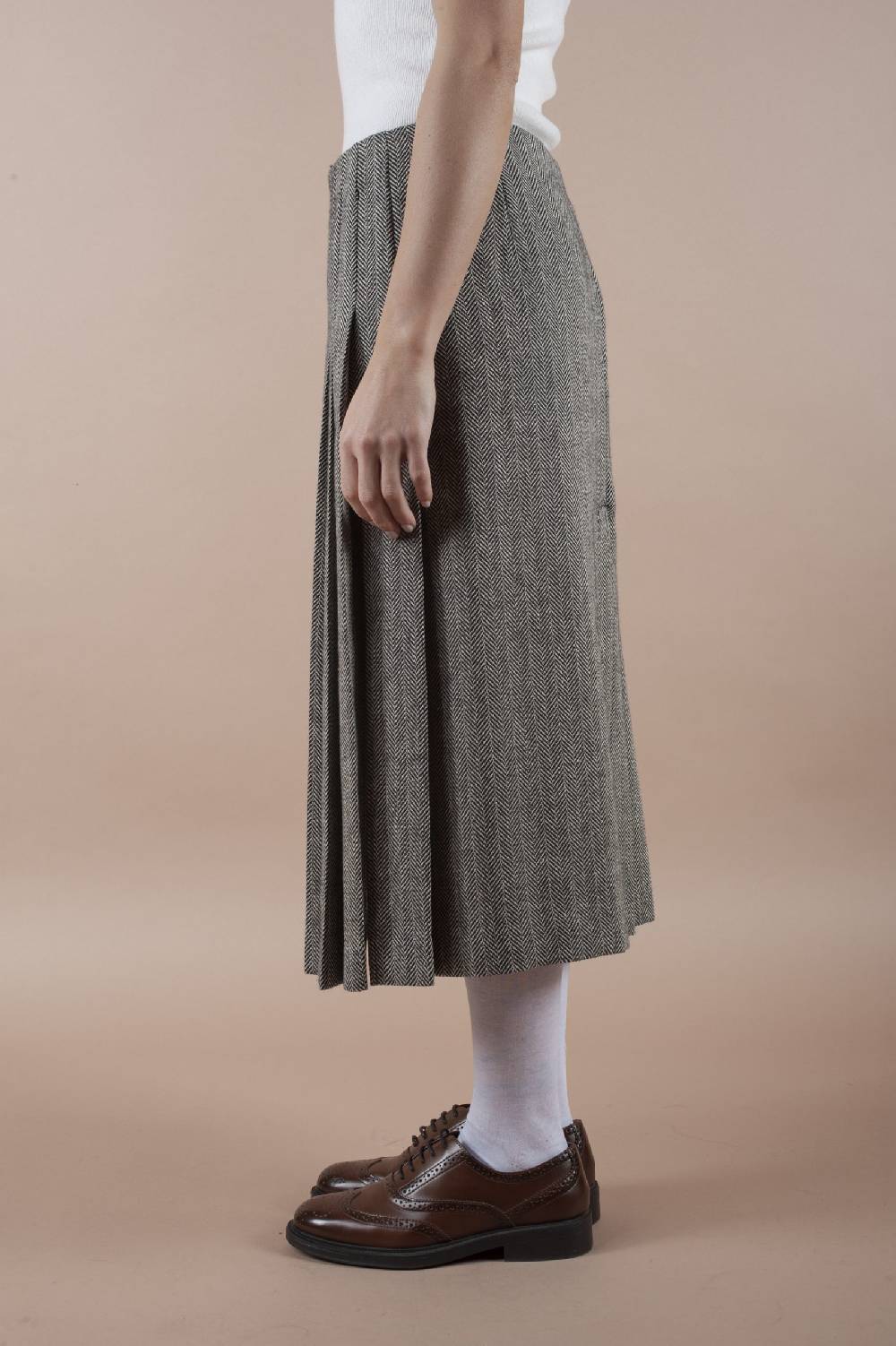 Pdr Phisique Du Role PHISIQUE DU ROLE SKIRT WITH PLEATS RESCA WITH CIMOSSA FRONT