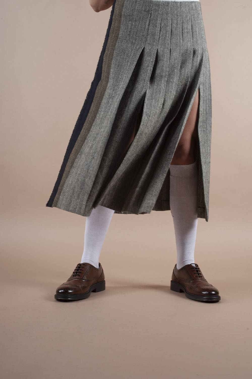 Pdr Phisique Du Role PHISIQUE DU ROLE SKIRT WITH PLEATS RESCA WITH CIMOSSA FRONT