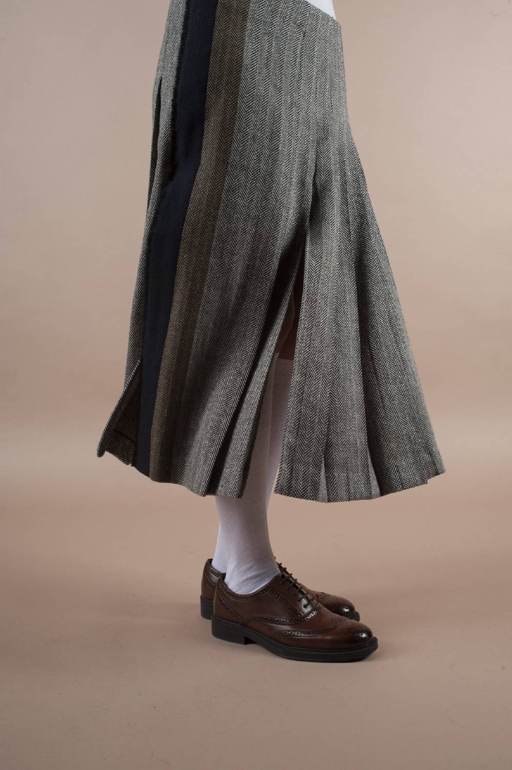 Pdr Phisique Du Role PHISIQUE DU ROLE SKIRT WITH PLEATS RESCA WITH CIMOSSA FRONT