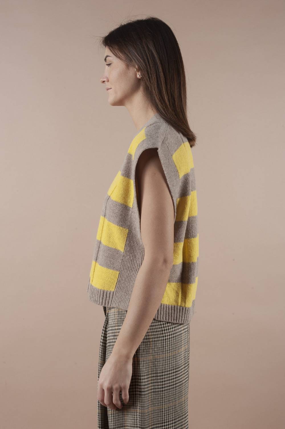 Pdr Phisique Du Role PHISIQUE DU ROLE STRIPED SWEATER TOP IN MERINOS WOOL