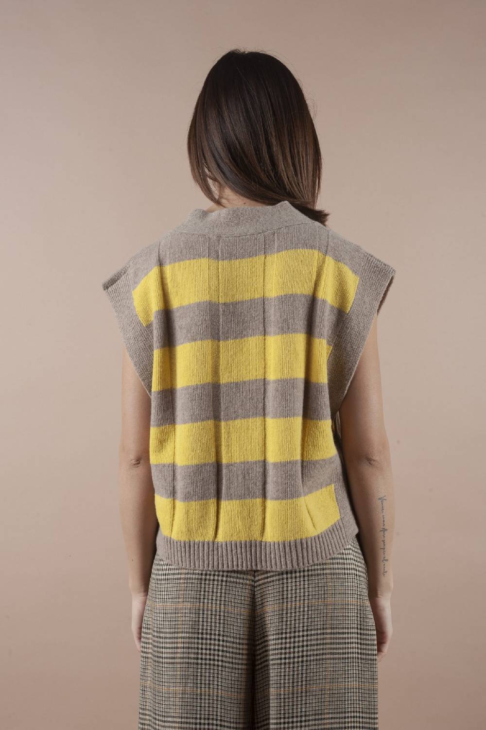 Pdr Phisique Du Role PHISIQUE DU ROLE STRIPED SWEATER TOP IN MERINOS WOOL