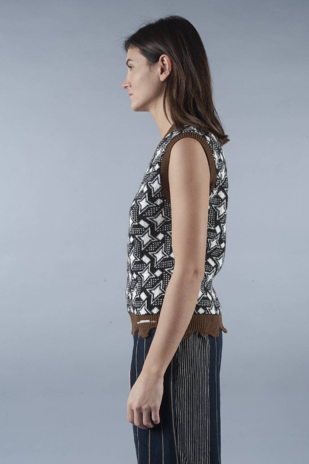 Pdr Phisique Du Role PHISIQUE DU ROLE TOP SWEATER JAQUARD IN ALPACA