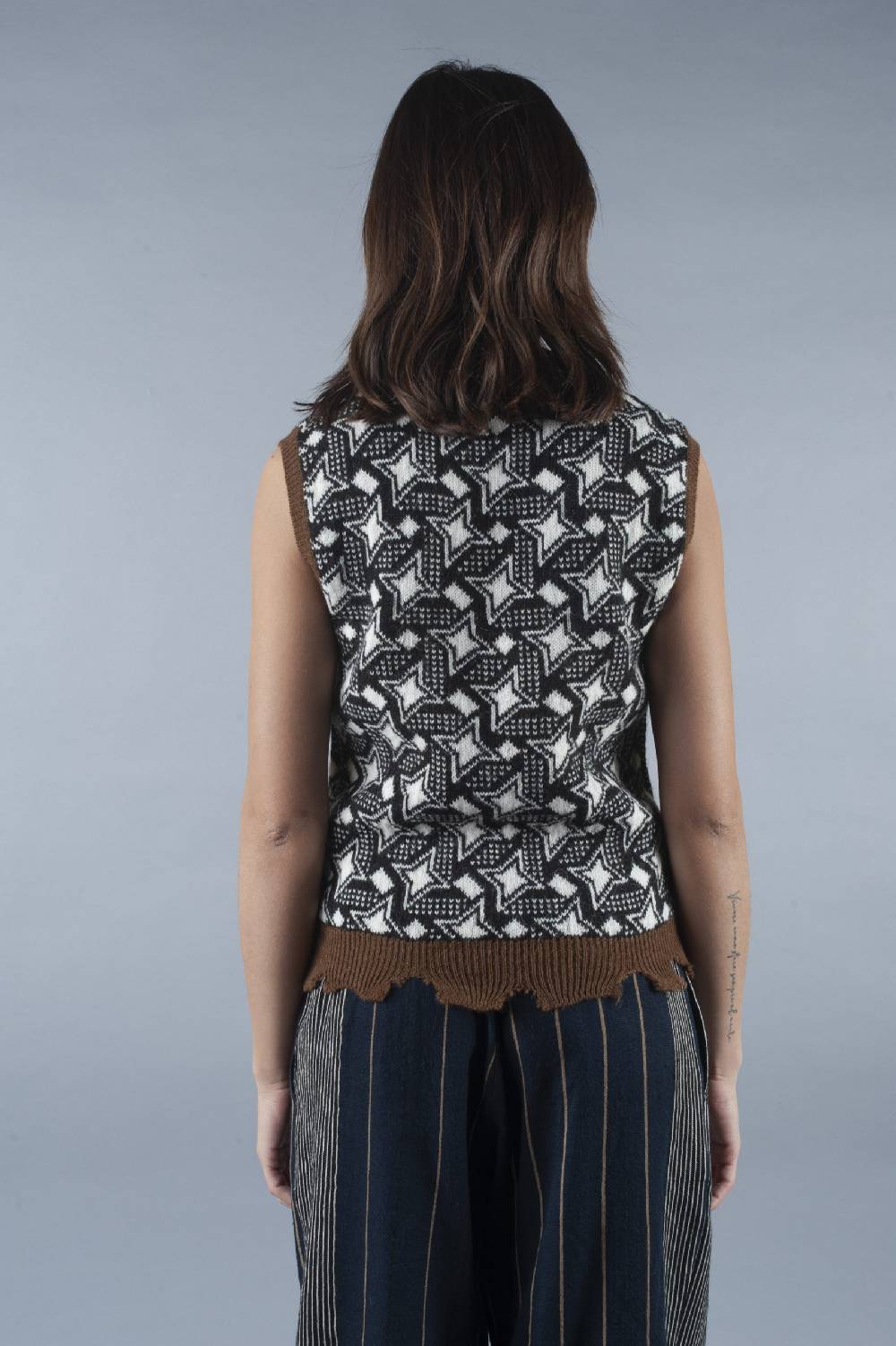 Pdr Phisique Du Role PHISIQUE DU ROLE TOP SWEATER JAQUARD IN ALPACA