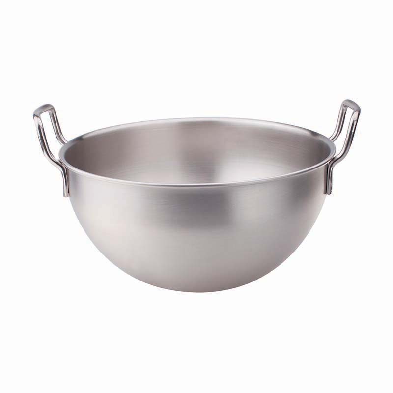 Pentole Agnelli Bastardella semisferica in acciaio inox – 2 maniglie