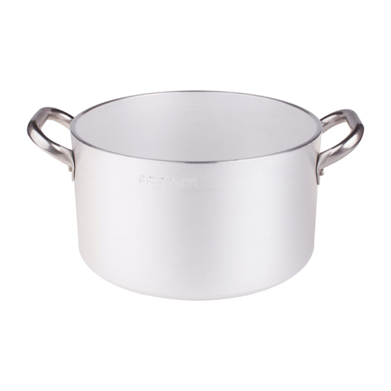 Pentole Agnelli Casseruola alta radiante in alluminio 5mm – 2 maniglie