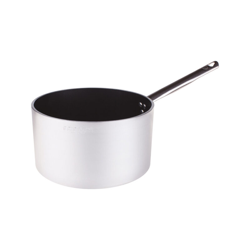 Pentole Agnelli Casseruola antiaderente alta in alluminio 5mm – 1 manico