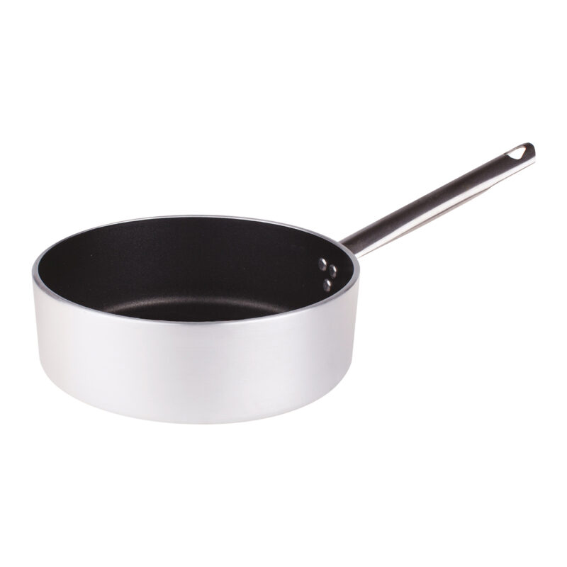Pentole Agnelli Casseruola antiaderente bassa in alluminio 5mm – 1 manico