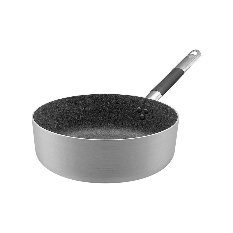 Pentole Agnelli Casseruola antiaderente SharkSkin bassa in alluminio 3mm – 1 manico