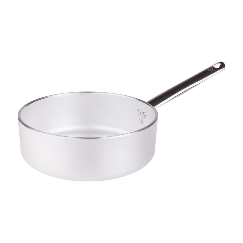 Pentole Agnelli Casseruola bassa radiante in alluminio 5mm – 1 manico