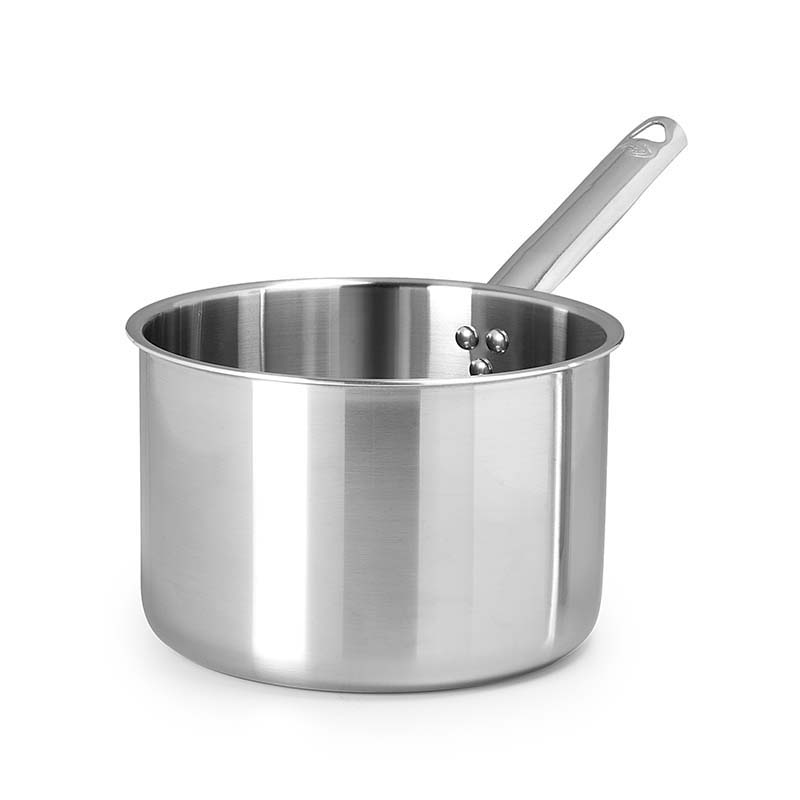 Pentole Agnelli Casseruola induzione alta in aluinox – 1 manico