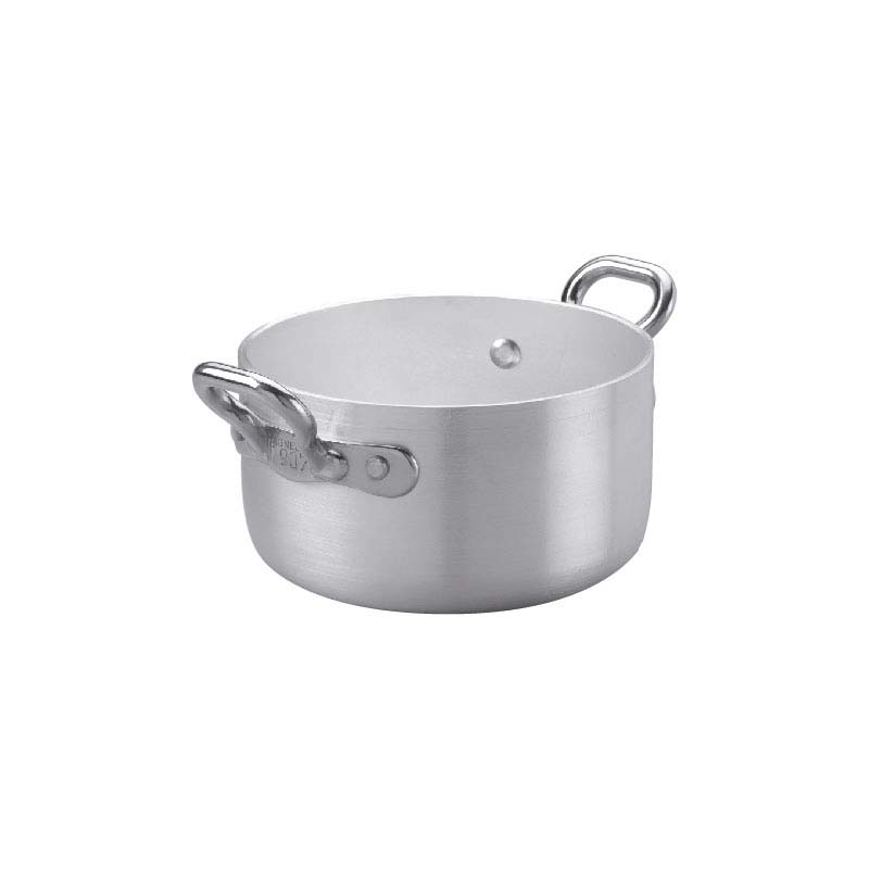 Pentole Agnelli Casseruolino 1932 alto in alluminio 3mm – 2 maniglie 1907